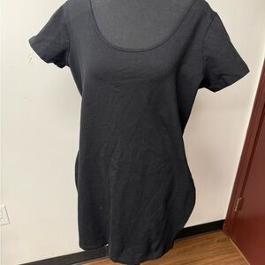 Charlotte Russe Black Short Sleeve Bodycon TShirt Dress Size 2X